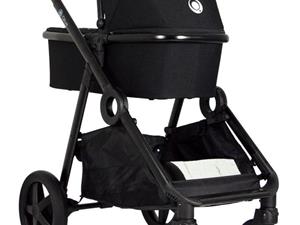 qtus DuetPro Kinderwagen Black  new model